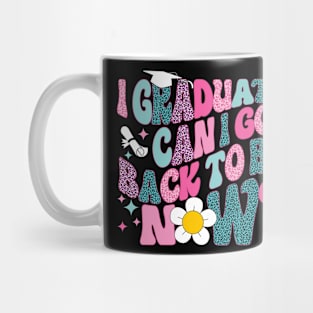 I Graduated Can I Go Back To Bed Now Groovy Leopard Mug